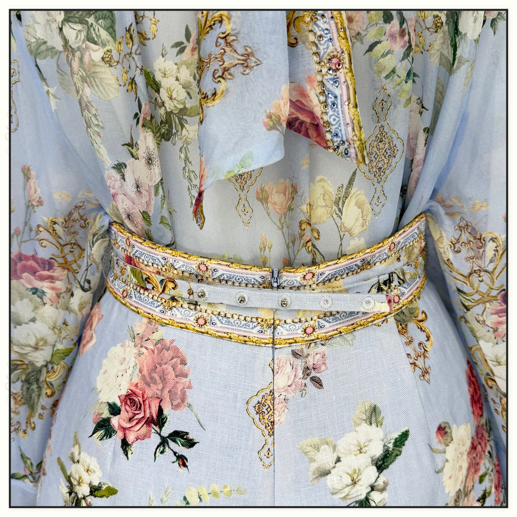 RUFFLED TOP WITH SHORTS