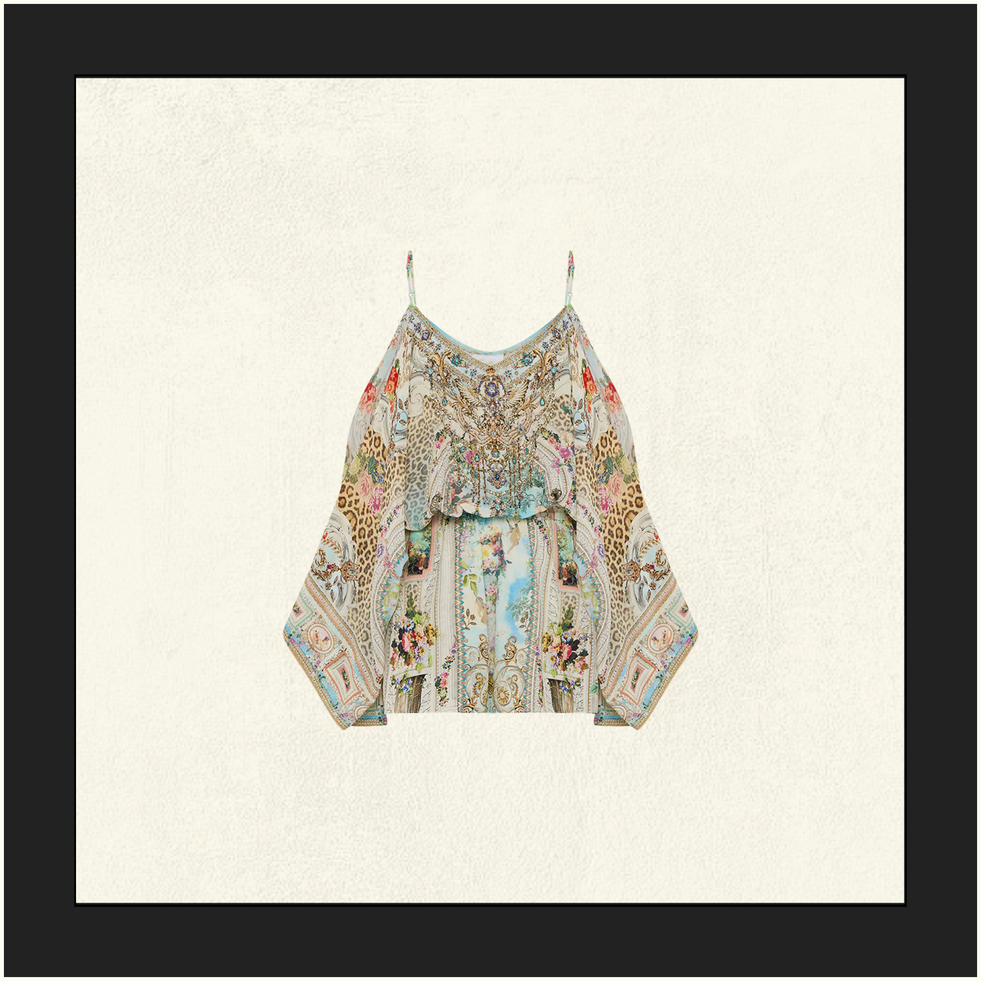 DROP SHOULDER PLAYSUIT