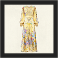 LONG BUTTON FRONT DRESS
