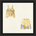COLD SHOULDER RUFFLE TOP & CORSET SHORT