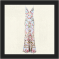 V SPLICED LACE SLIP DRESS