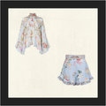 RUFFLED TOP WITH SHORTS