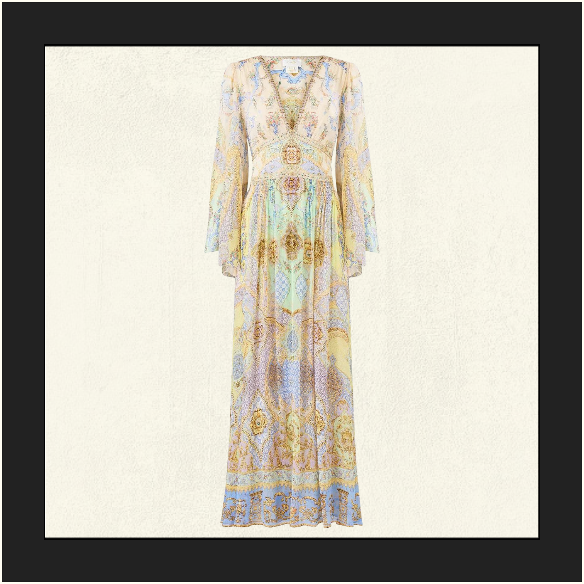 FLARED SLEEVE DRESS