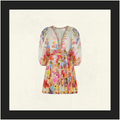 BLOUSON FLARED DRESS