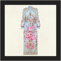 REGIAN SLEEVE MIDI SHIRT DRESS
