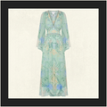 FLARED SLEEVE DRESS