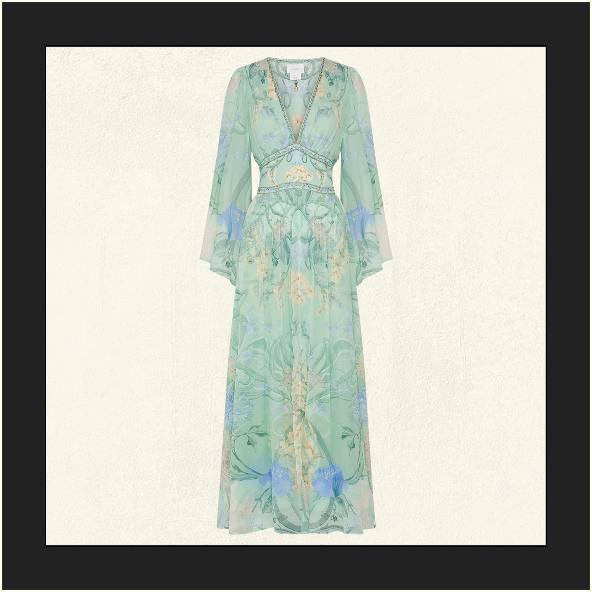 FLARED SLEEVE DRESS