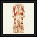LONG BUTTON FRONT DRESS