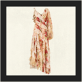 ASYMMETRIC SPLICED RUFFLE DRESS