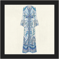 SHAPED WAISTBAND DRESS WITH RUFFLE SLEEVE