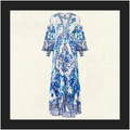 LONG BUTTON FRONT DRESS