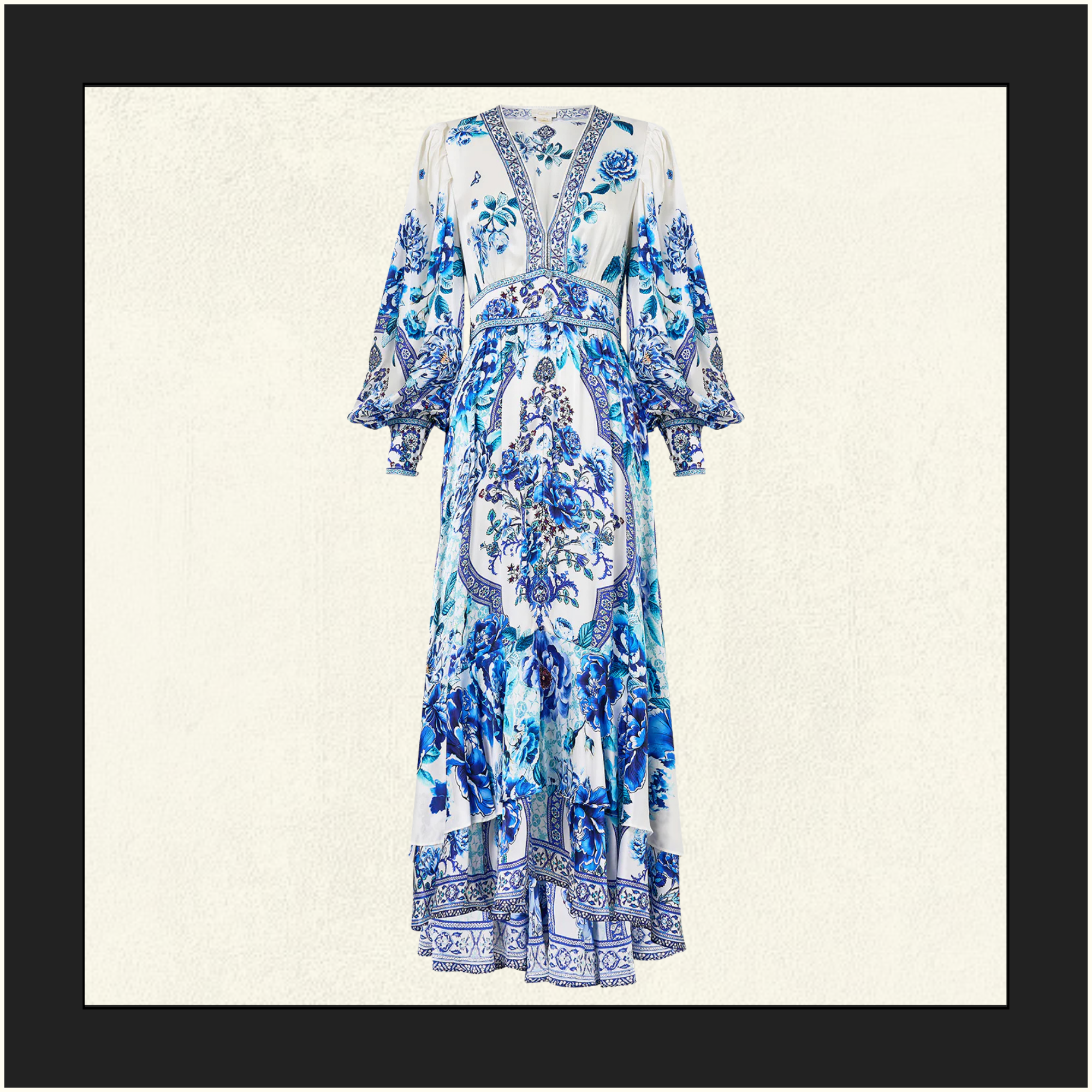 LONG BUTTON FRONT DRESS