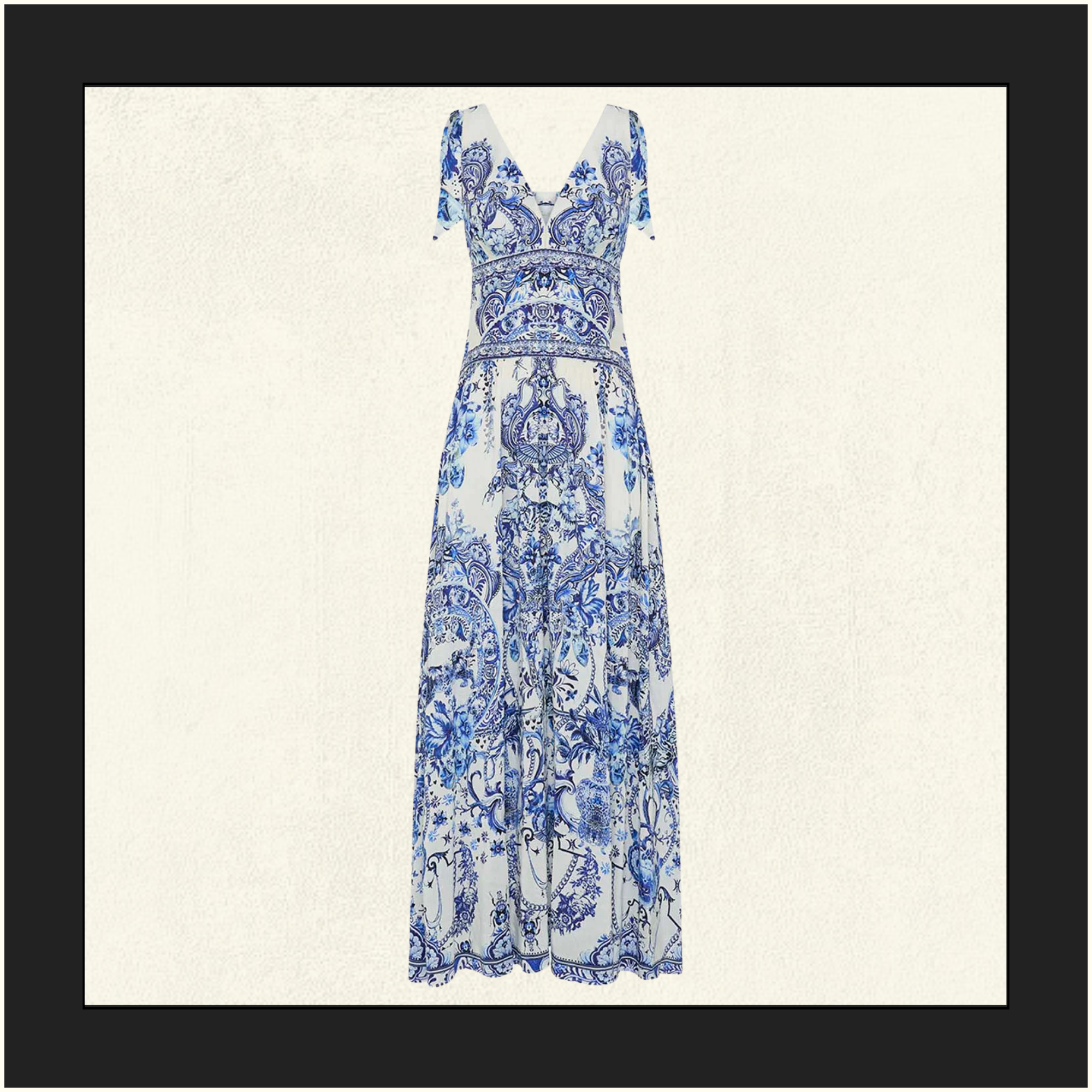 TIE SHOULDER LONG DRESS