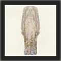 LONG KAFTAN WITH WAIST DETAIL