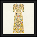 PUFF SLEEVE LONG DRESS