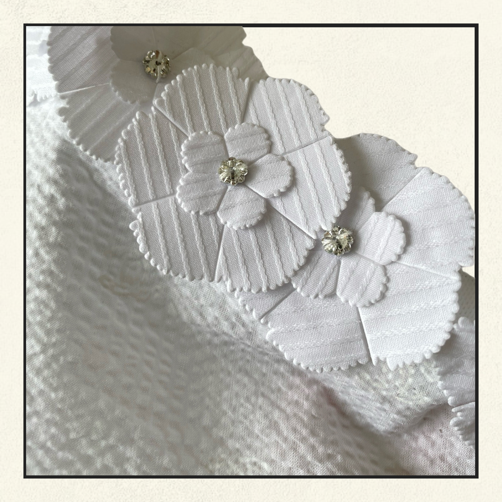 EMBROIDERED COTTON CROP TOP