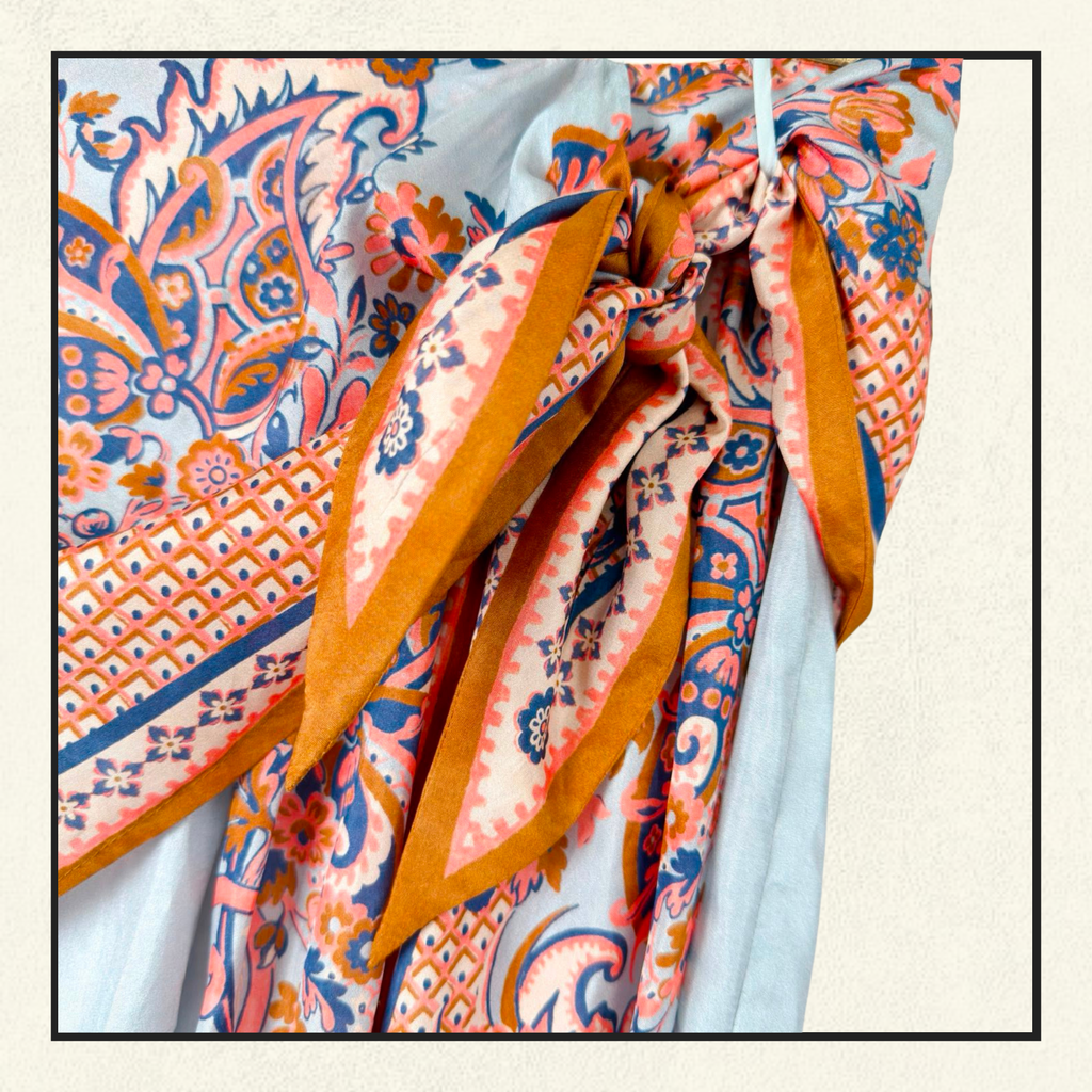 ASTER SCARF BODICE & MIDI SKIRT