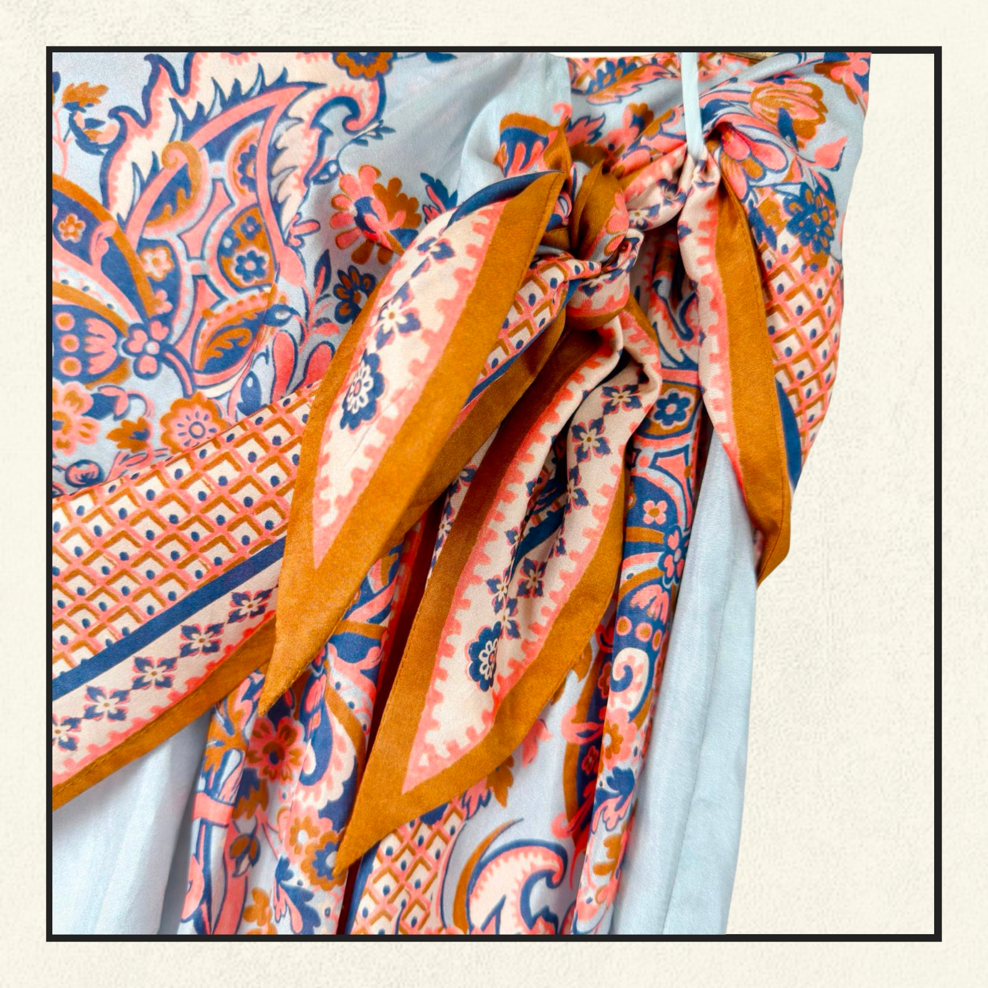 ASTER SCARF BODICE & MIDI SKIRT