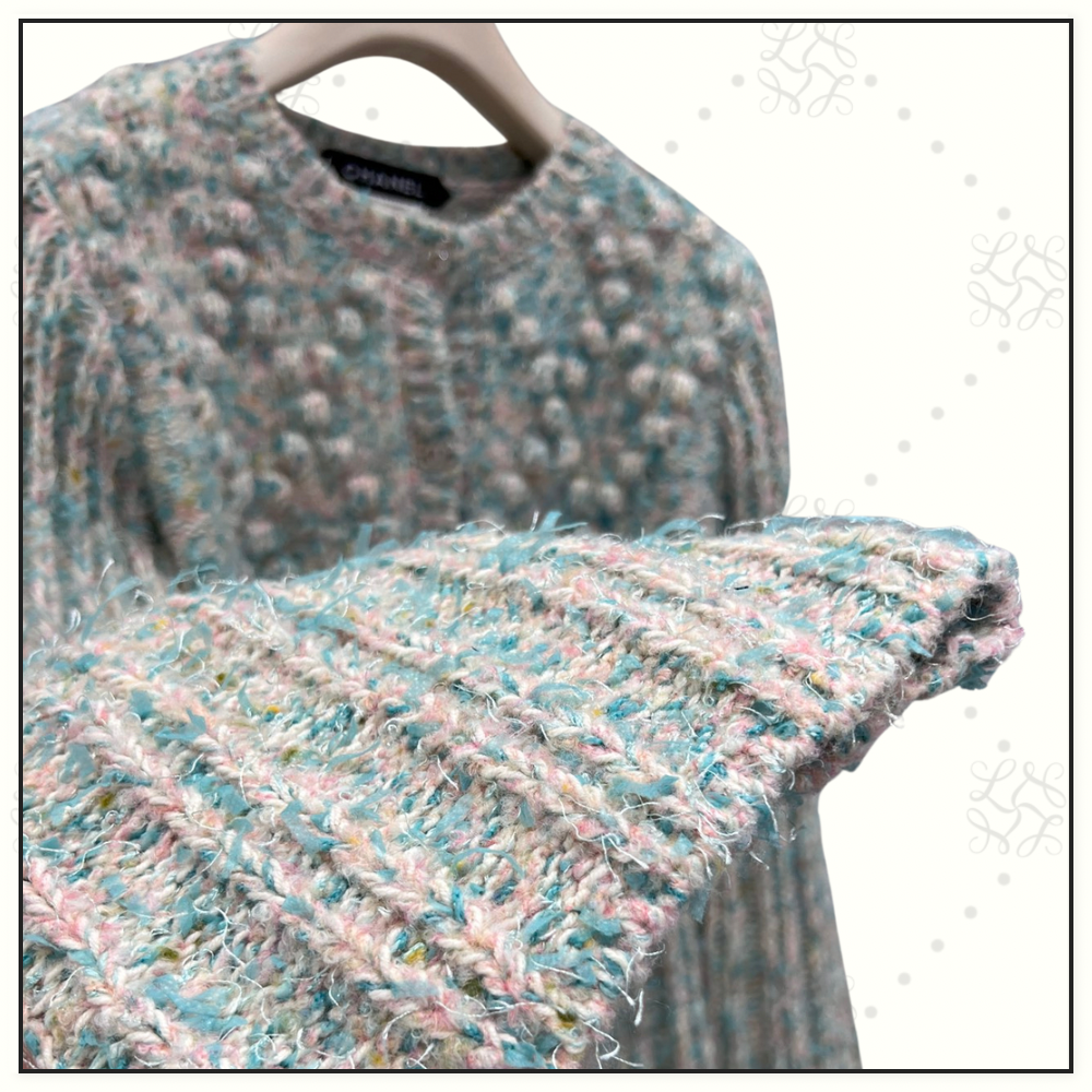 CASHMERE KNIT SWEATER WITH DRAWSTRING WAIST