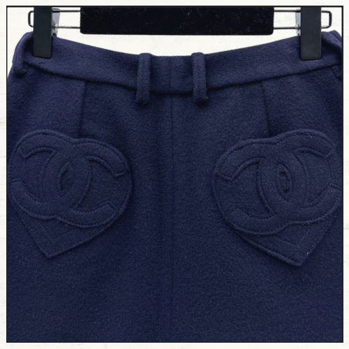 WOOL & CASHMERE NAVY JACKET & SHORTS