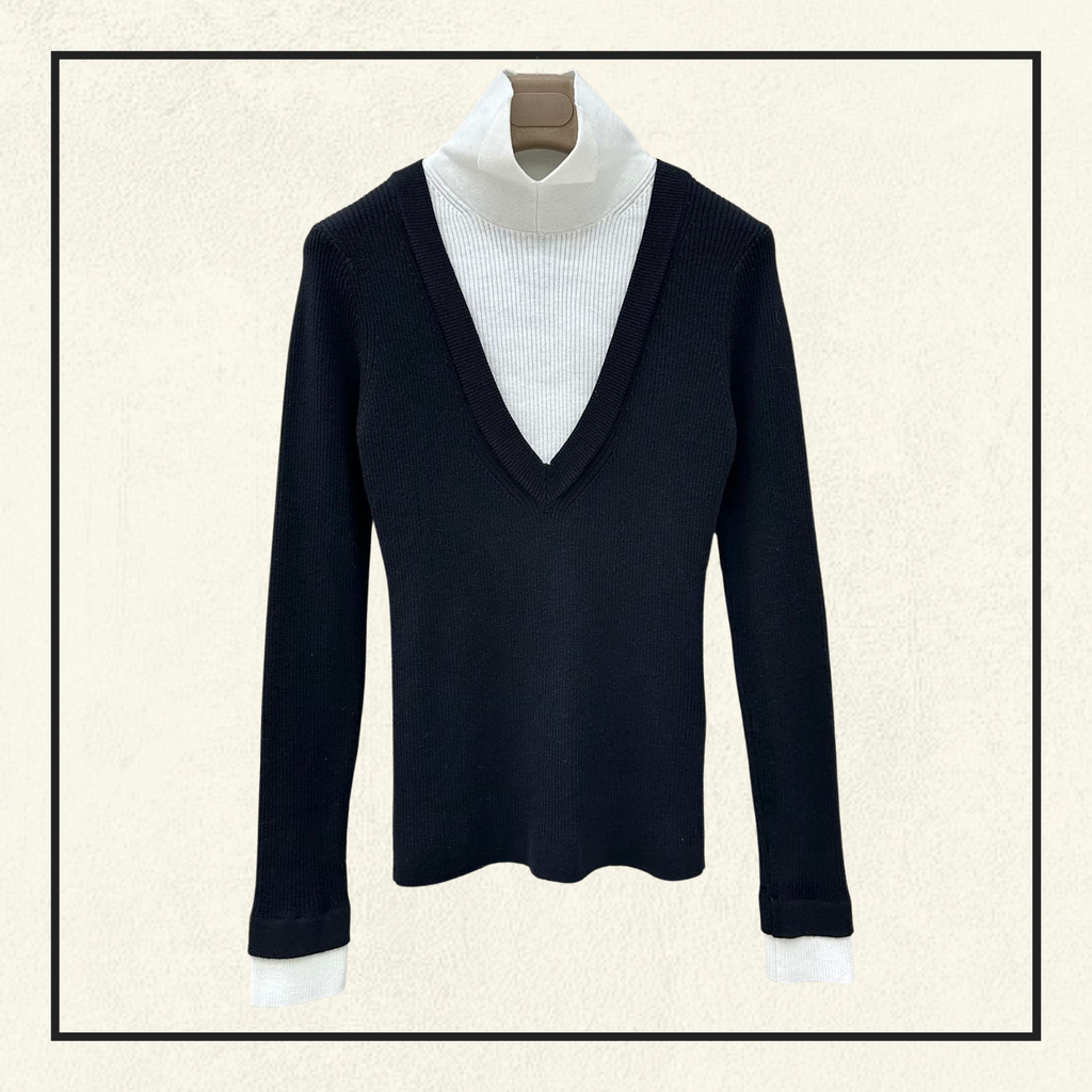 WOOL TURTLENECK PULLOVER