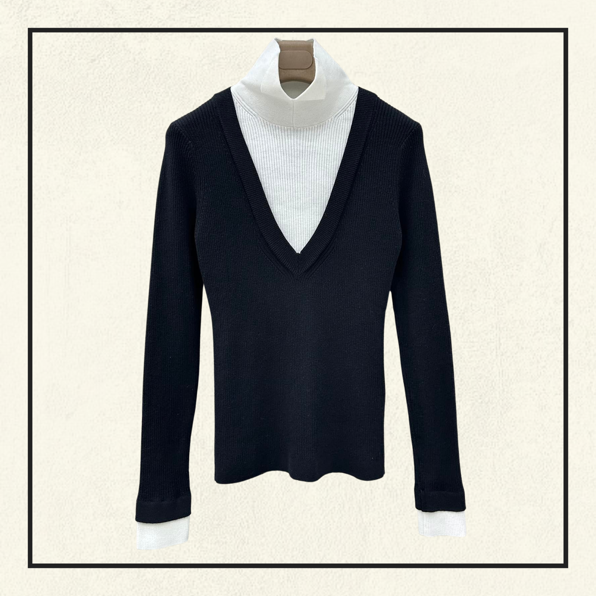 WOOL TURTLENECK PULLOVER