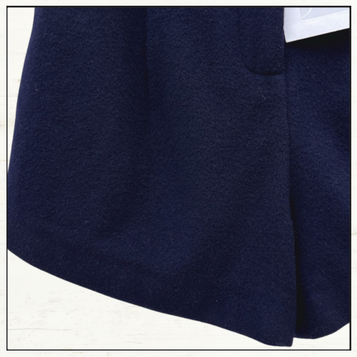 WOOL & CASHMERE NAVY JACKET & SHORTS