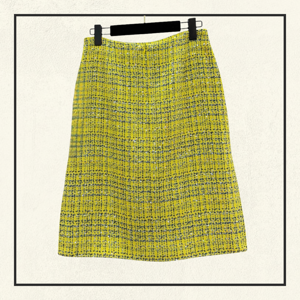 TWEED JACKET & MIDI SKIRT
