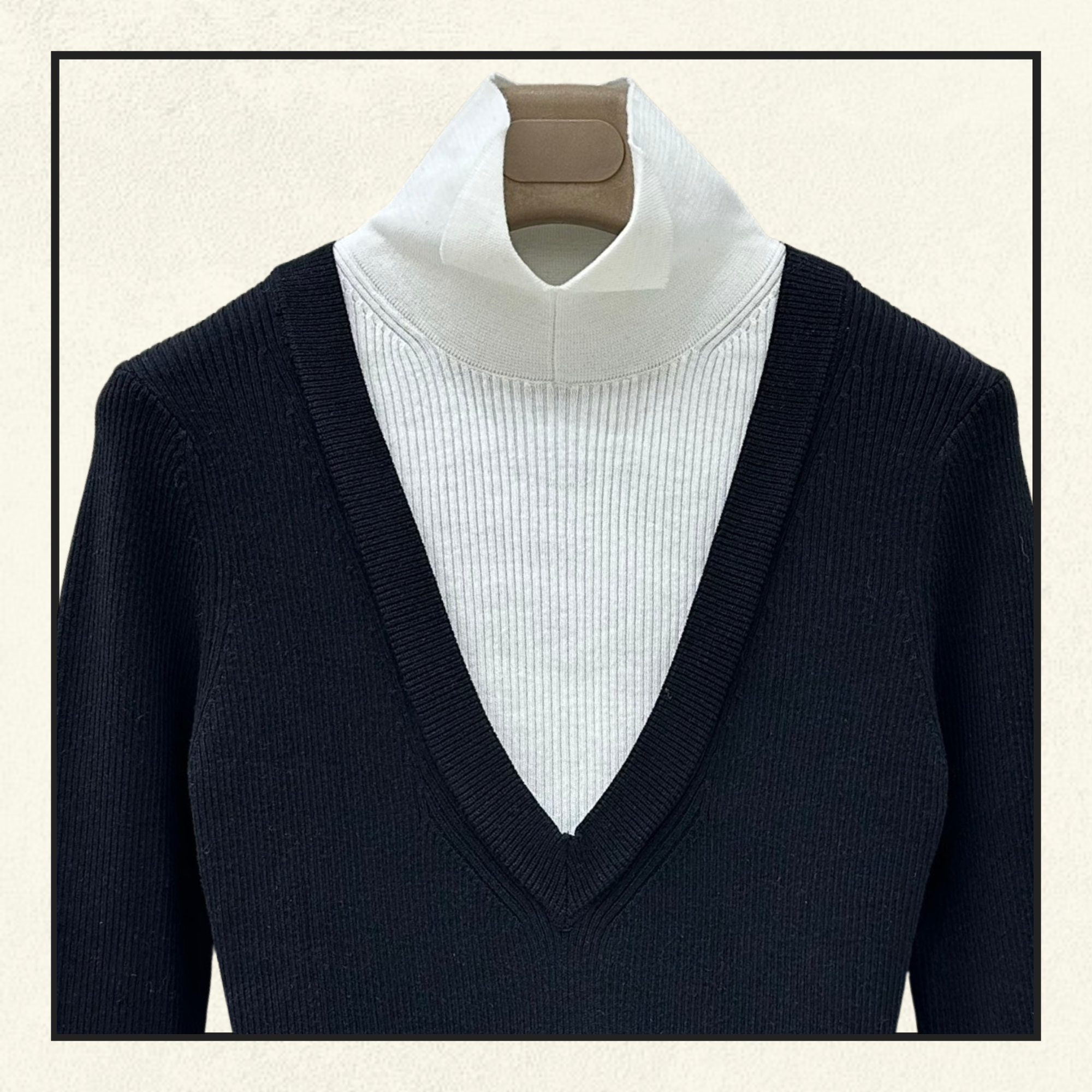 WOOL TURTLENECK PULLOVER