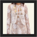 COTTON & SILK LACE CARDIGAN