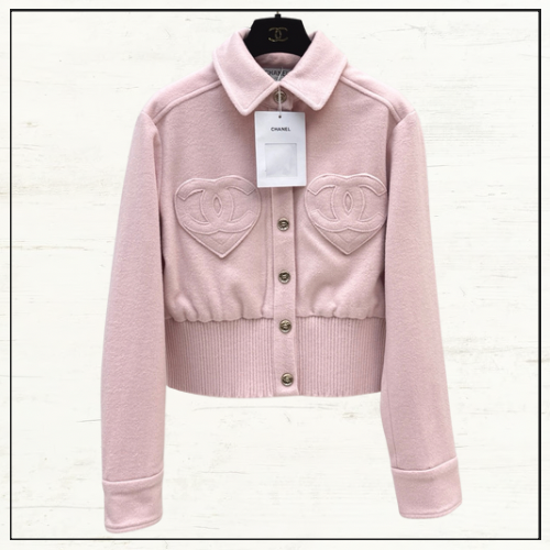 WOOL & CASHMERE PINK JACKET & SHORTS