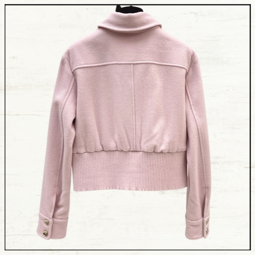 WOOL & CASHMERE PINK JACKET & SHORTS