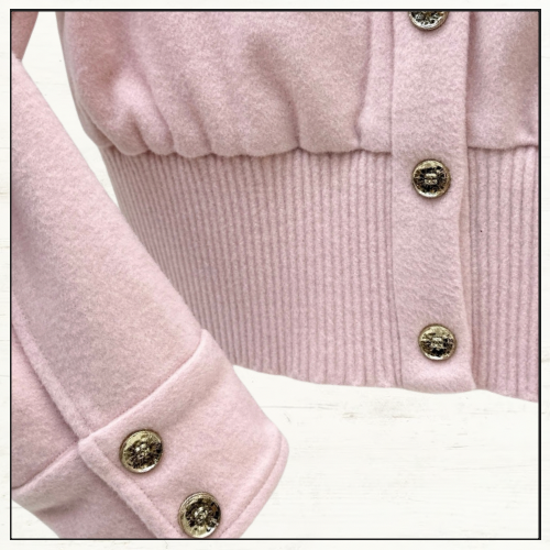 WOOL & CASHMERE PINK JACKET & SHORTS