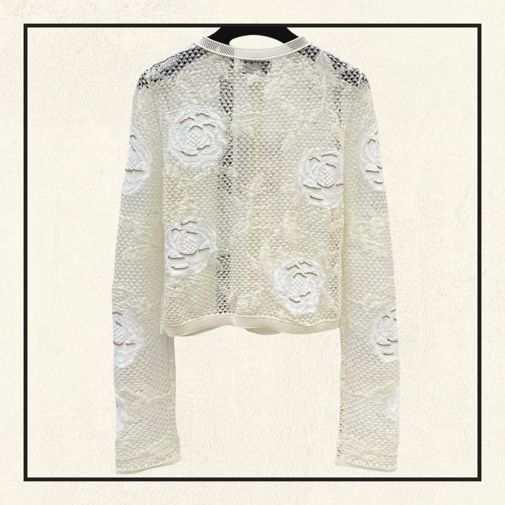 COTTON & SILK LACE CARDIGAN