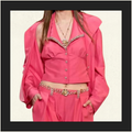 BACKLESS SILK EMBROIDERED TOP