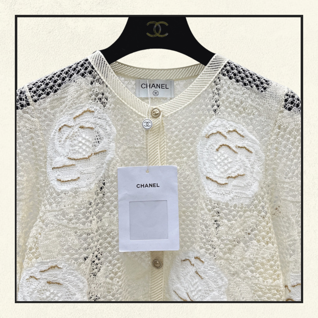 COTTON & SILK LACE CARDIGAN