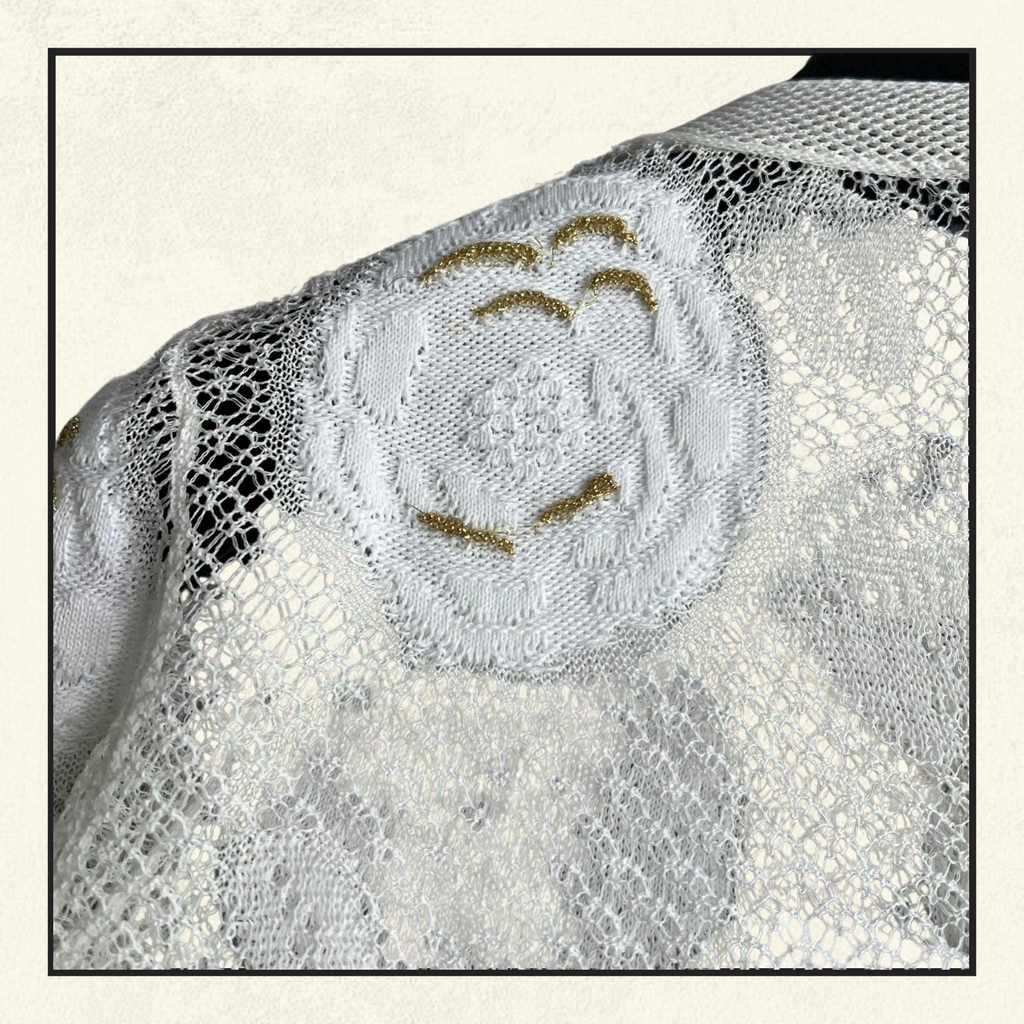 COTTON & SILK LACE CARDIGAN