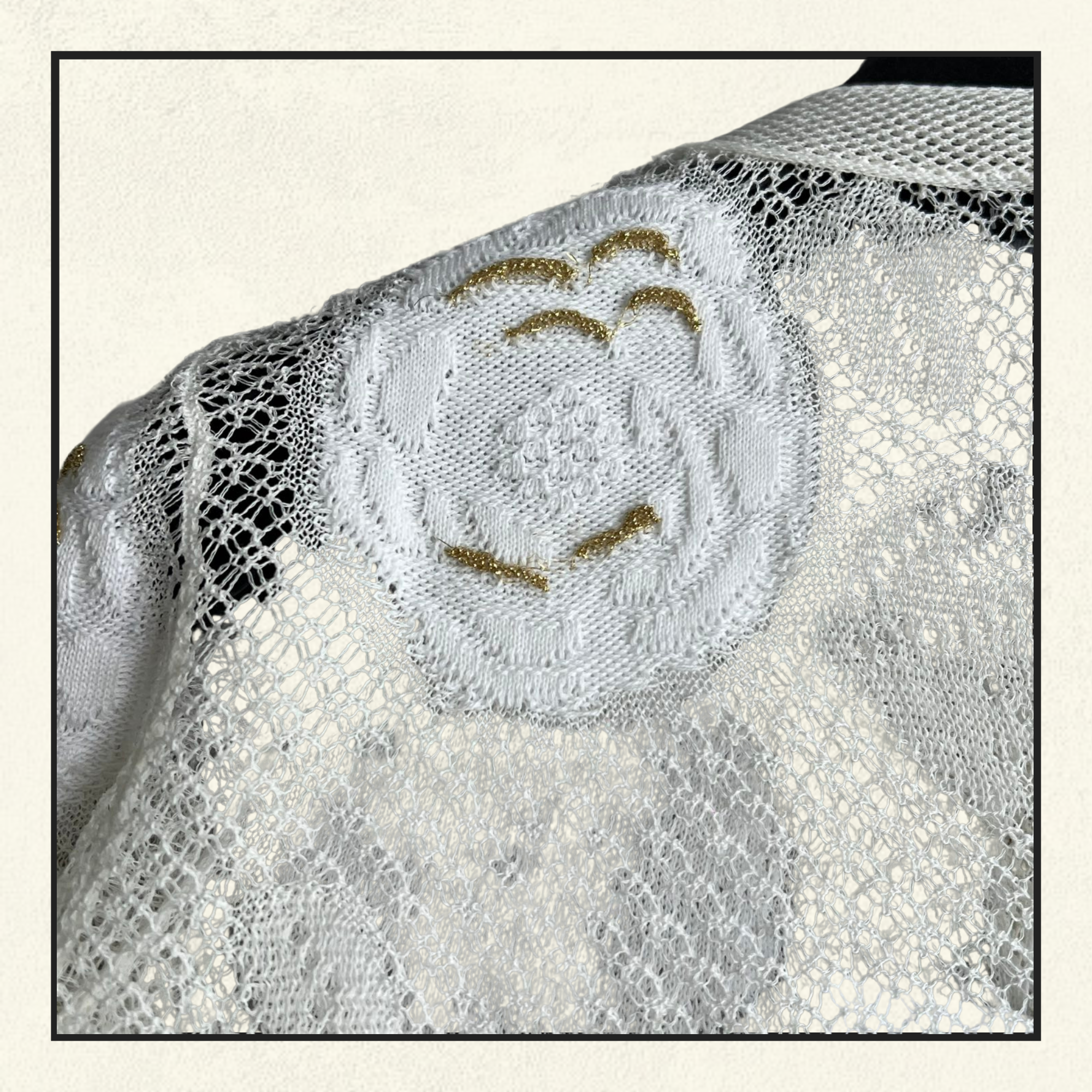 COTTON & SILK LACE CARDIGAN