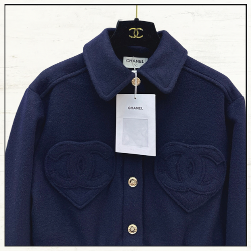 WOOL & CASHMERE NAVY JACKET & SHORTS