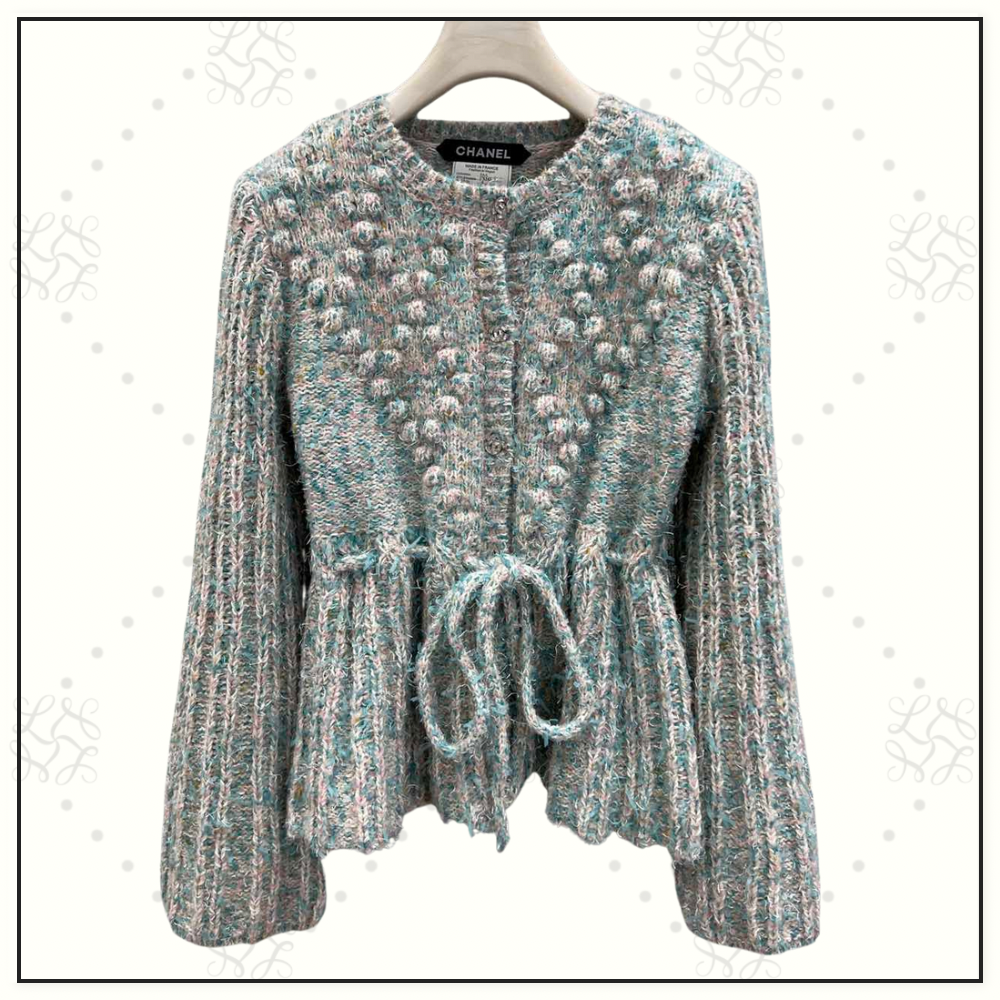 CASHMERE KNIT SWEATER WITH DRAWSTRING WAIST