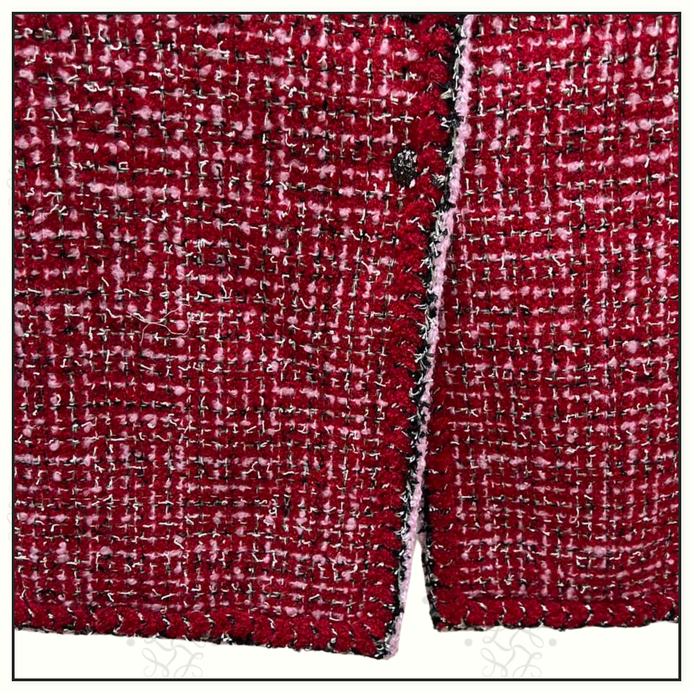 WOOL BLEND TWEED JACKET & SKIRT