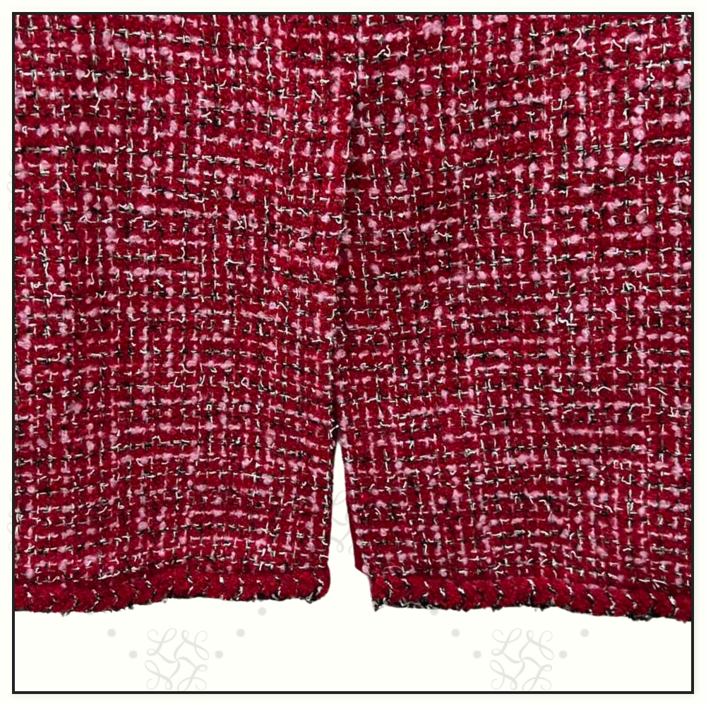 WOOL BLEND TWEED JACKET & SKIRT