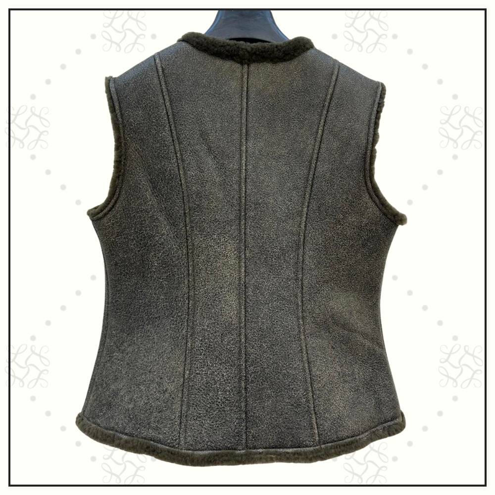 SHEARLING VEST