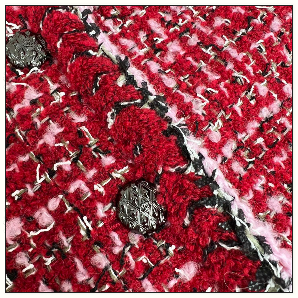 WOOL BLEND TWEED JACKET & SKIRT