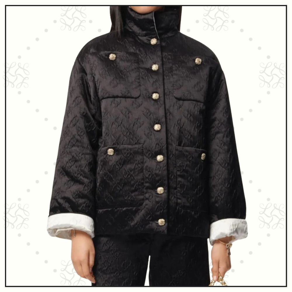 REVERSIBLE STAND COLLAR JACKET