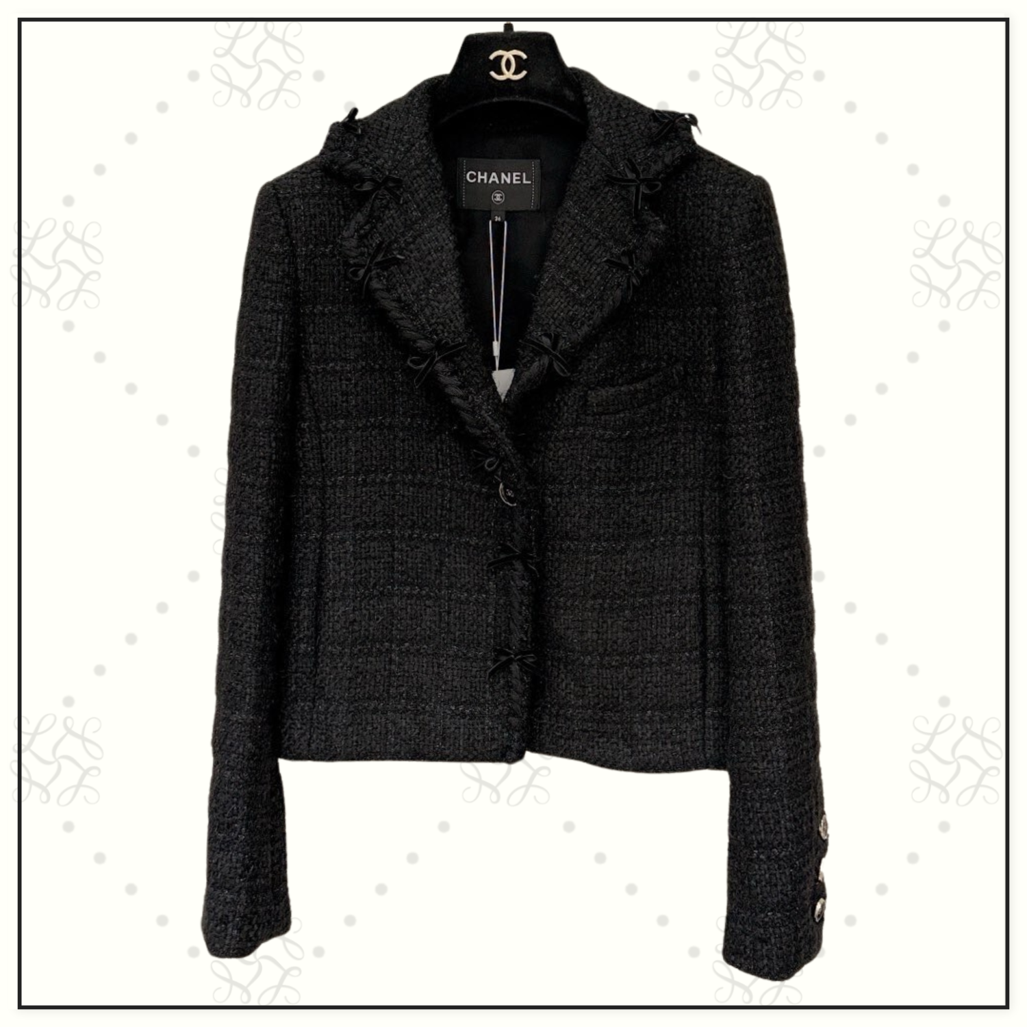 TWEED & WOOL CREPE JACKET