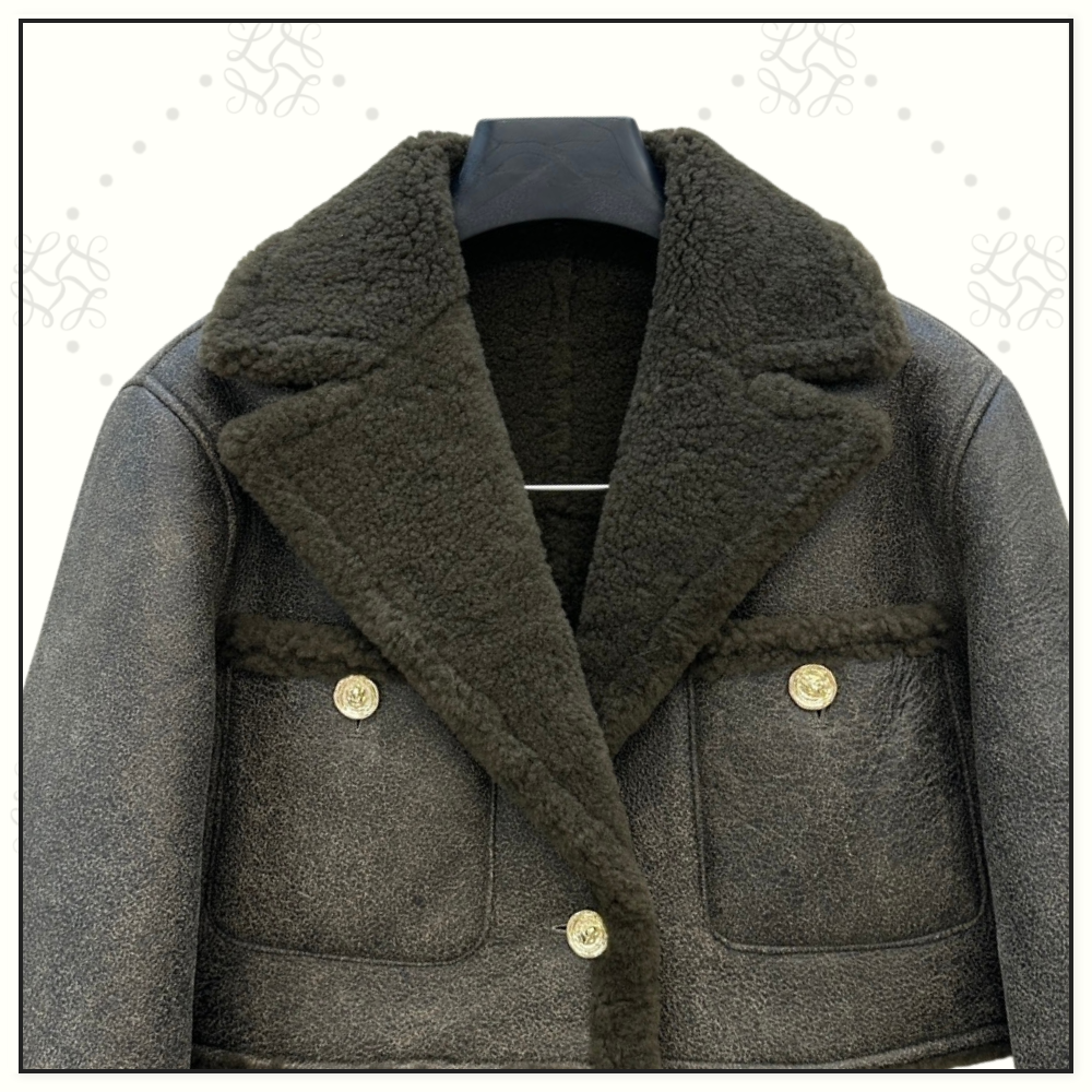 SHEARLING SHORT JACKET