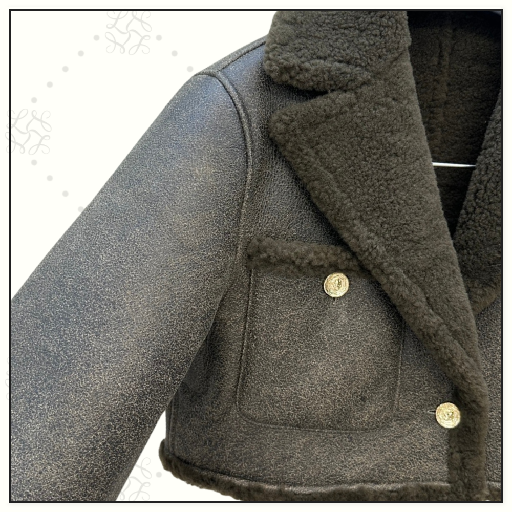 SHEARLING SHORT JACKET