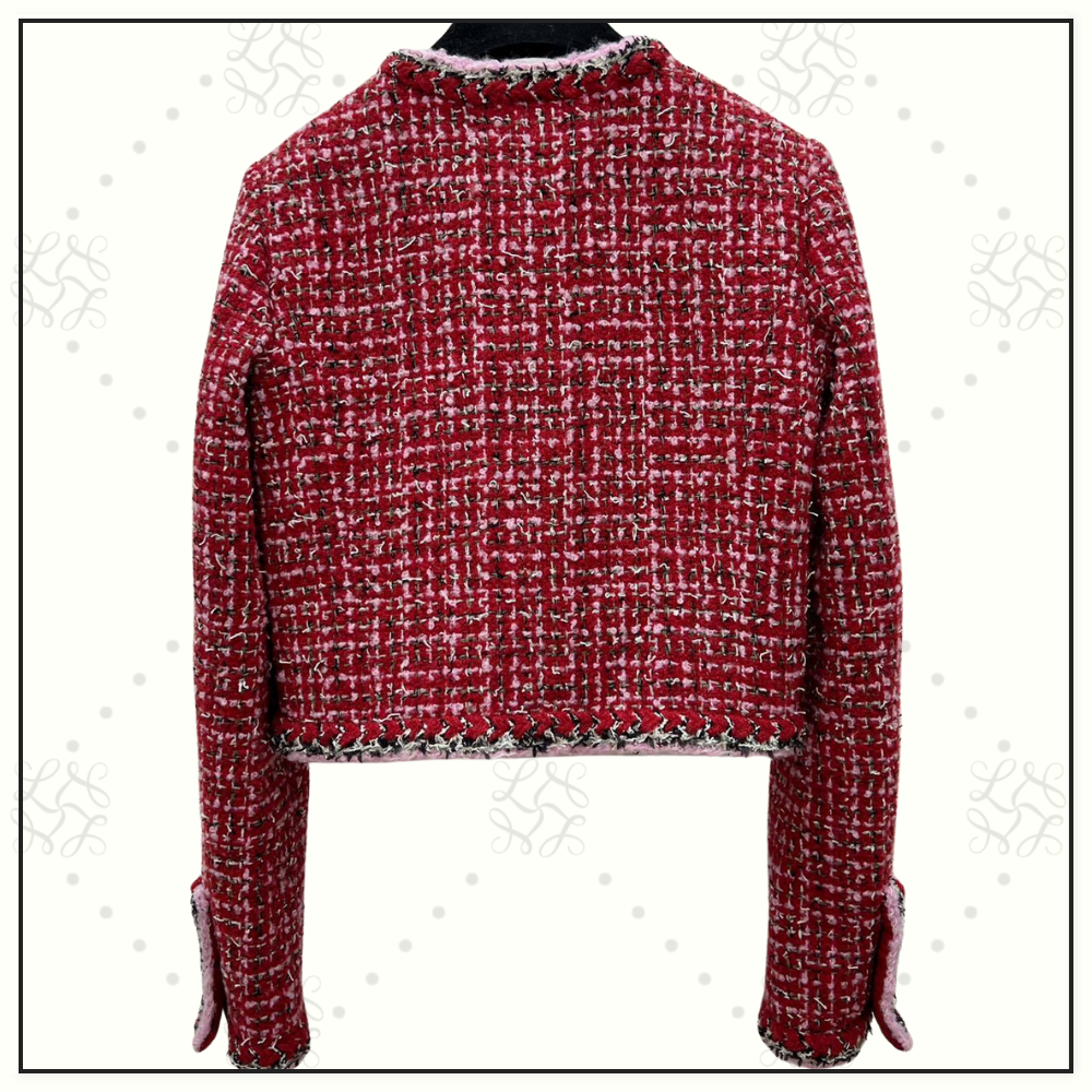 WOOL BLEND TWEED JACKET & SKIRT