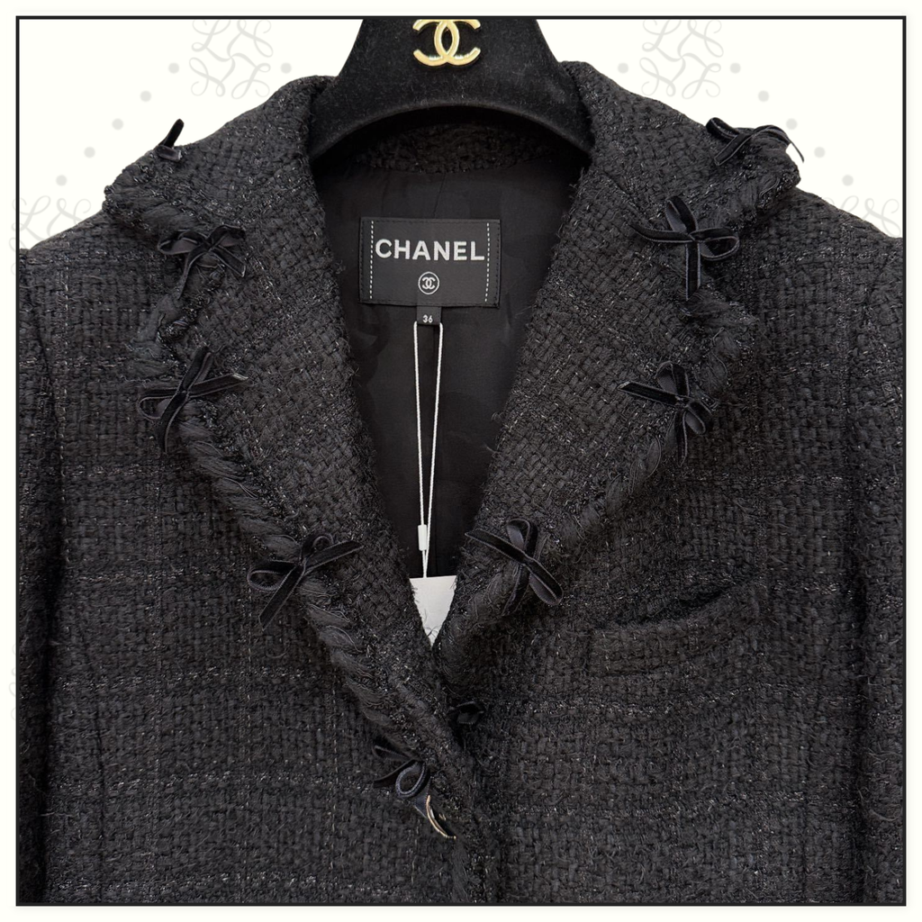 TWEED & WOOL CREPE JACKET